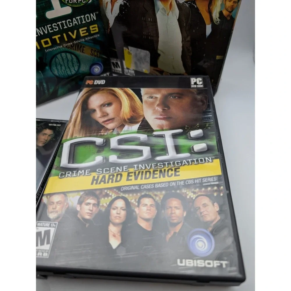 CSI MIAMI PC CD-ROM 3 Game Lot CRIME SOLVING, Miami Sealed New +‎ Dark Motives